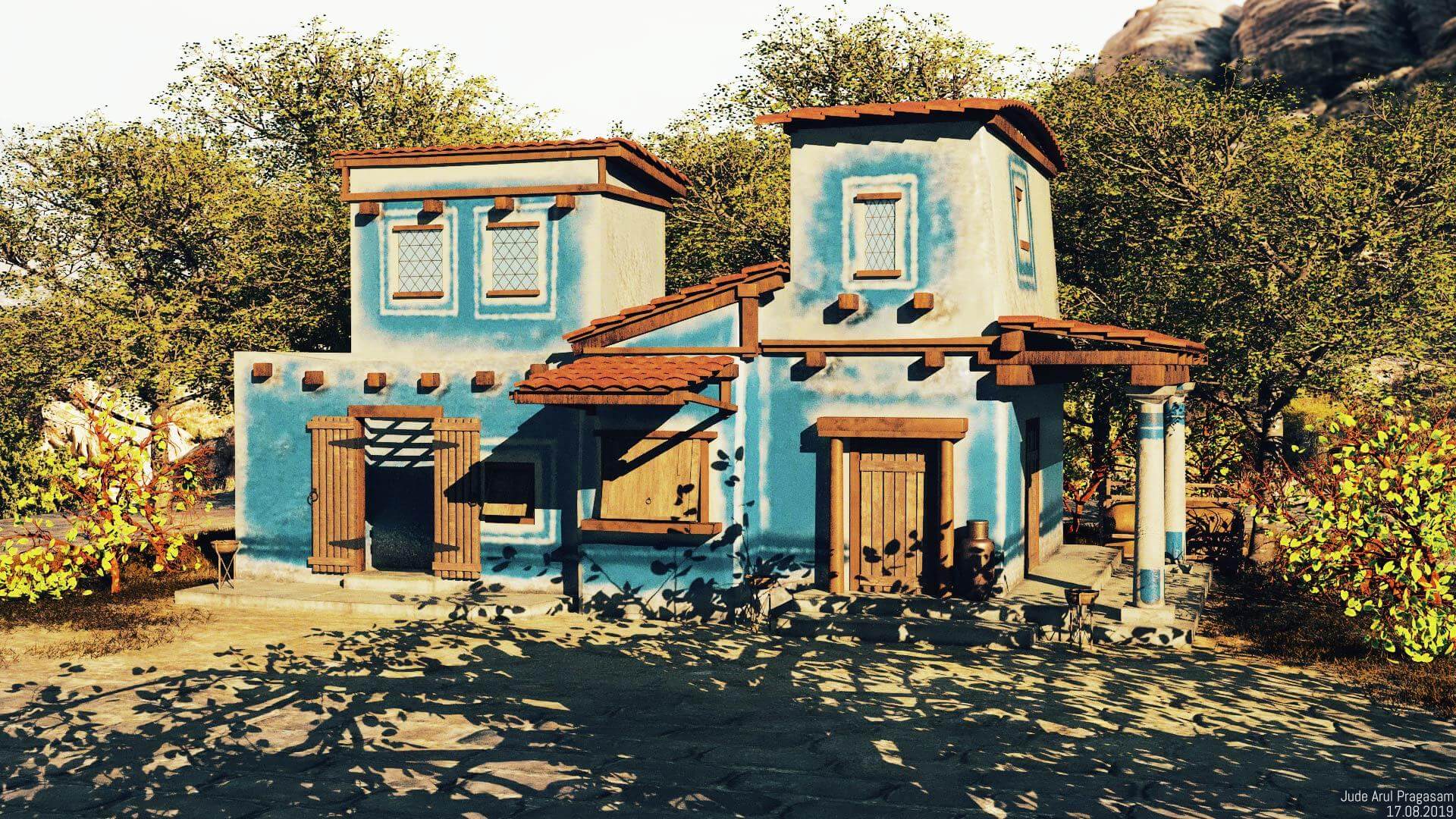 Game House 3D Render | RenderHub Gallery