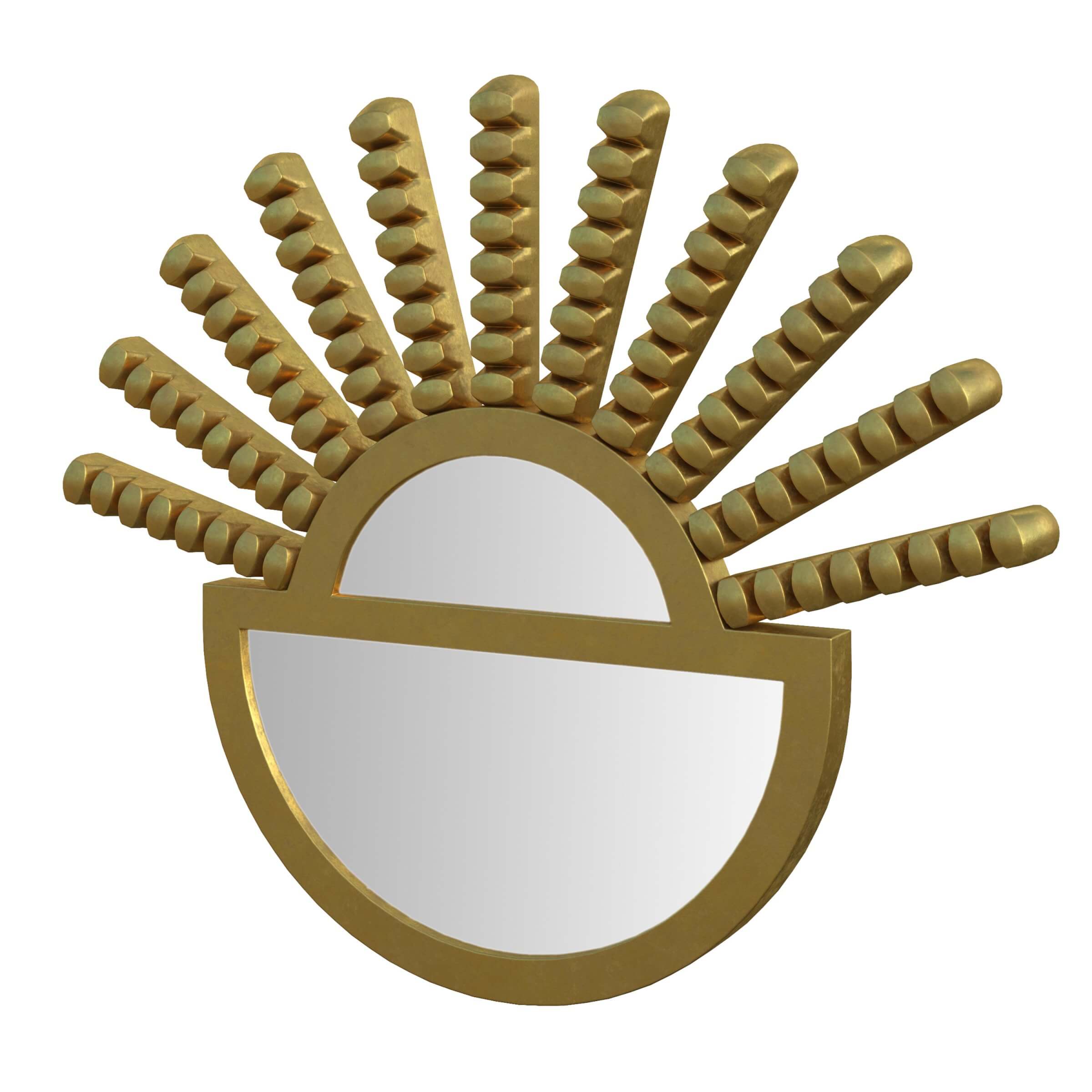 Peruvian Wall Mirrors Set 1 3D Model by julg