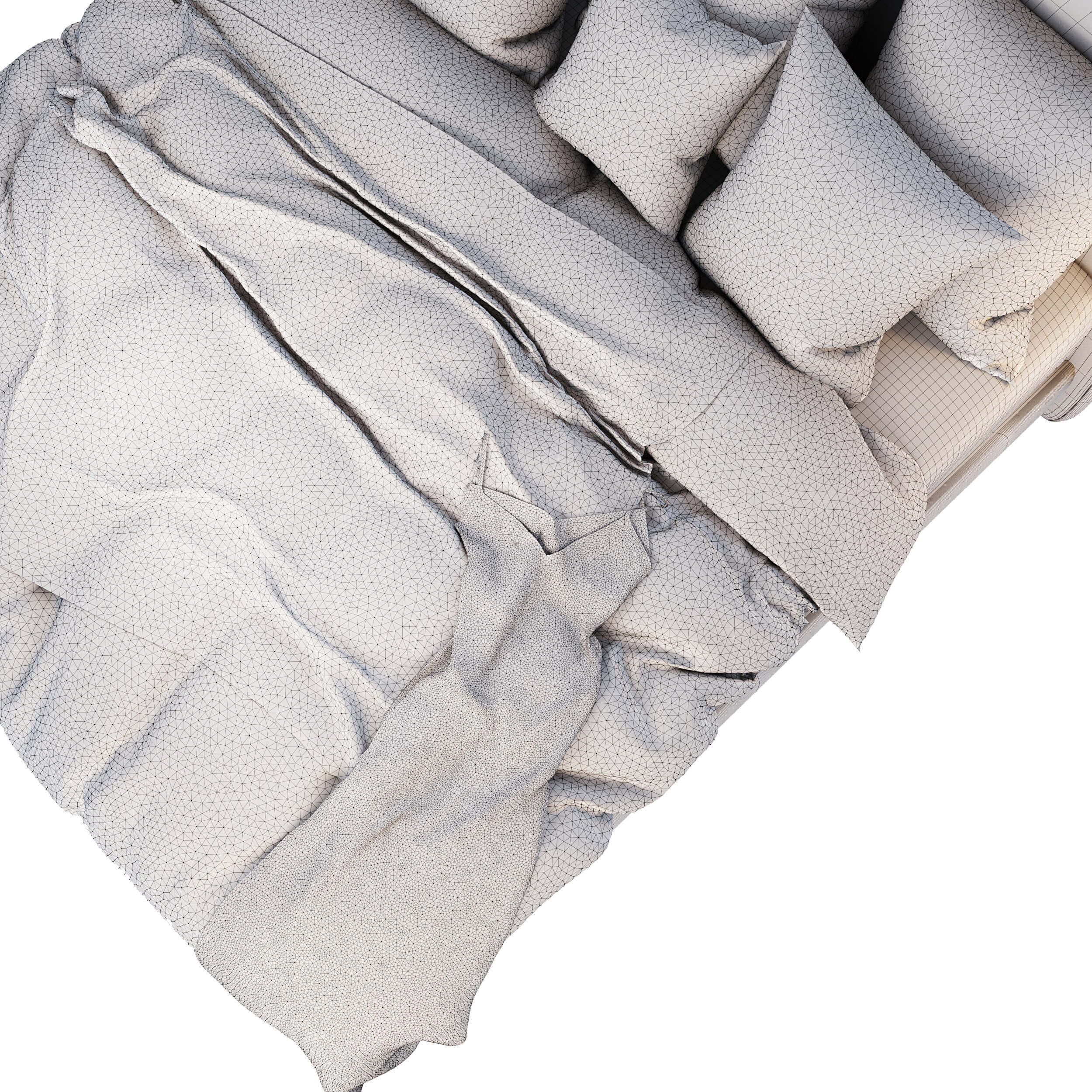 Spring Box Bed - 3D Model by jullietta