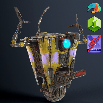 Claptrap - Borderlands 3 by kainjy