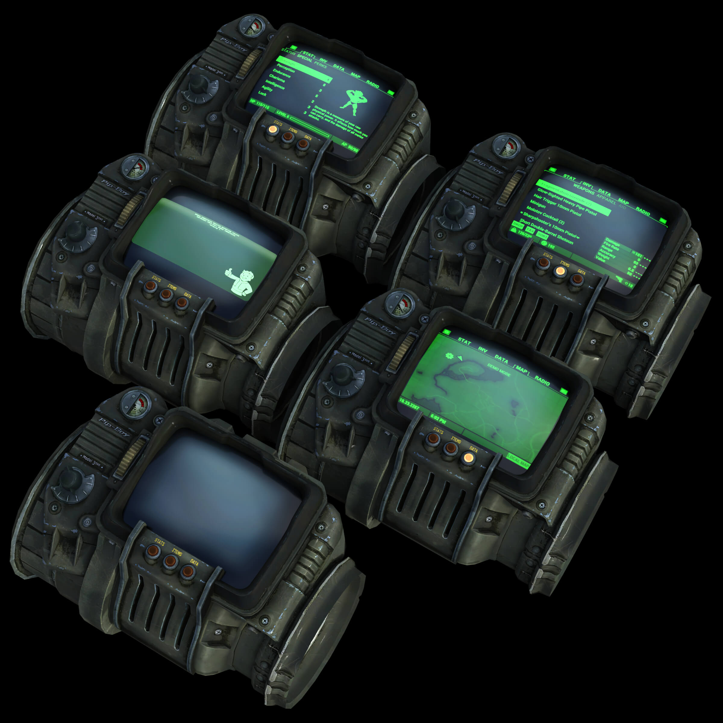 PipBoy 3000 - Daz Content by kainjy