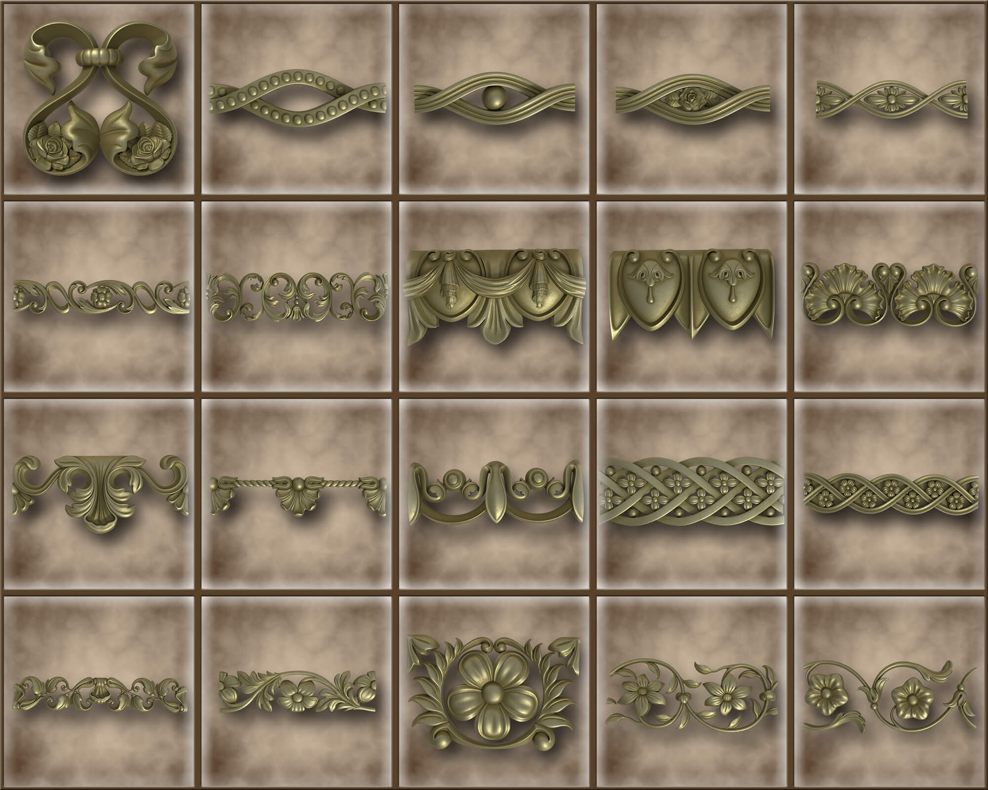 Ornamental Vol 07 - 3D Model by Kallie5103