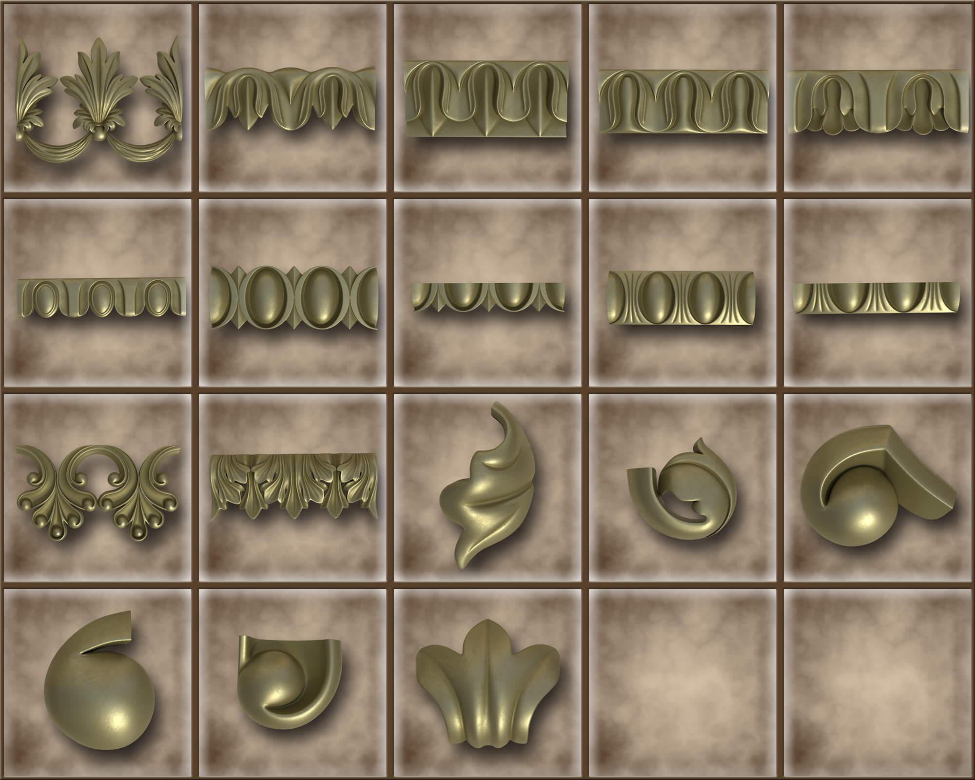 Ornamental Vol 07 - 3D Model by Kallie5103