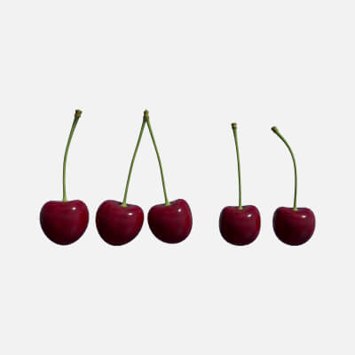Cherries with Stems