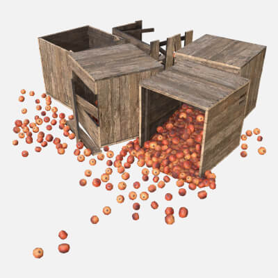 Apple Wooden Crates