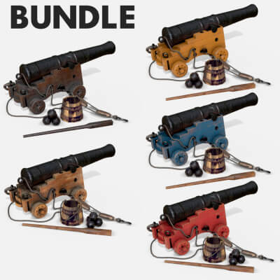 Old Naval Cannons Collection