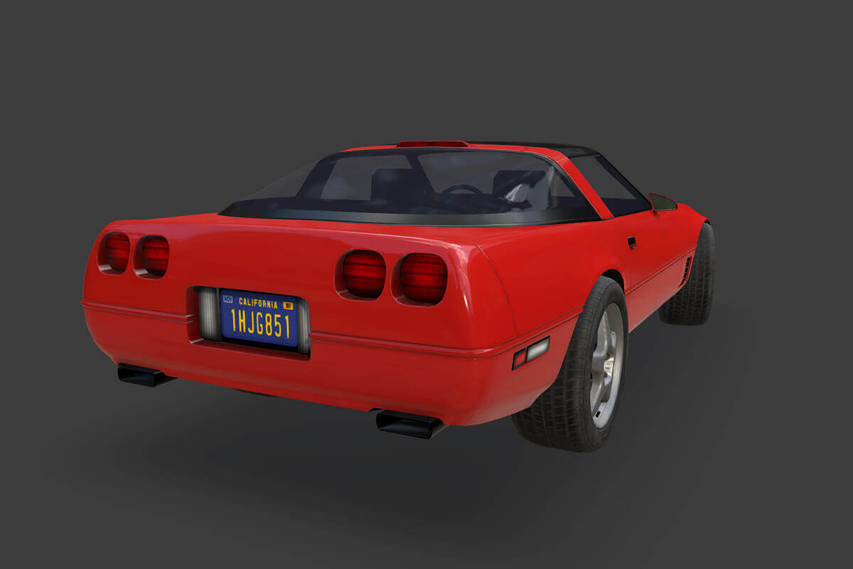 Мод корвет. Корвет 1995. corvette 1995. russian corvette 3d model.