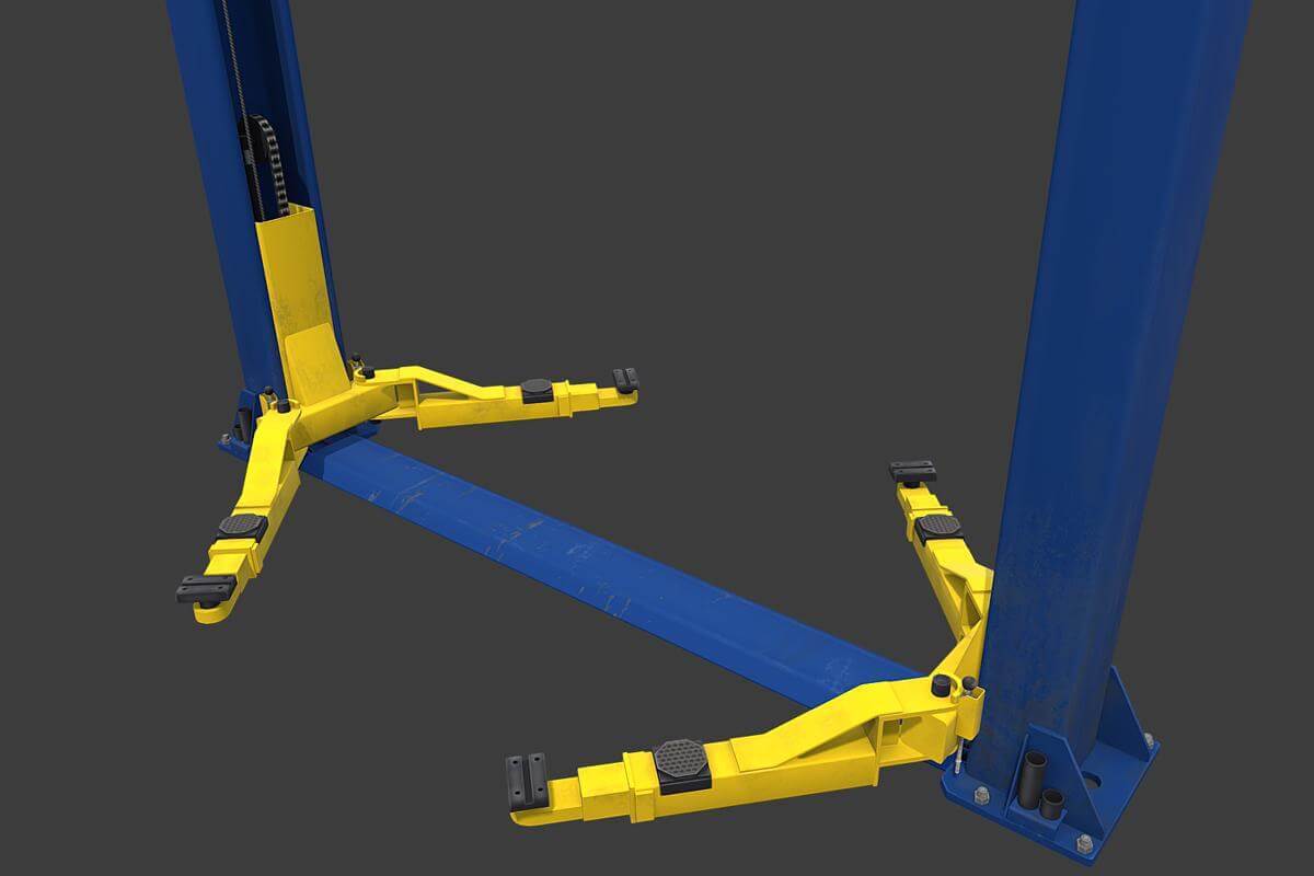 Car Lift 3D Model by Kanistra Studio