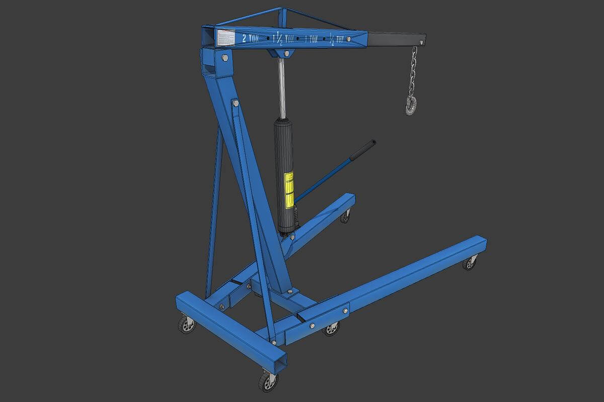 Engine Crane - 3D Model by Kanistra Studio