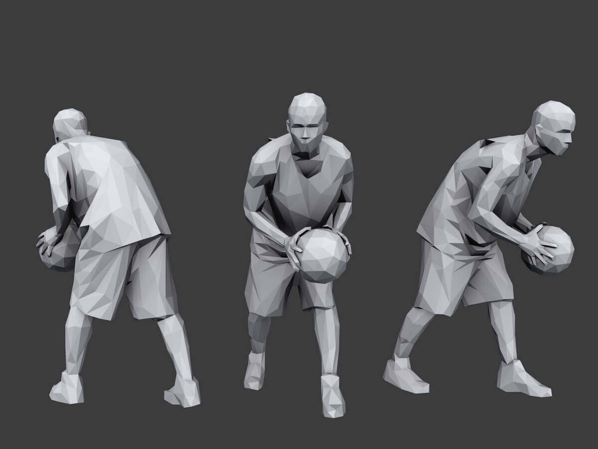 Sports pack. 3d people Sport.