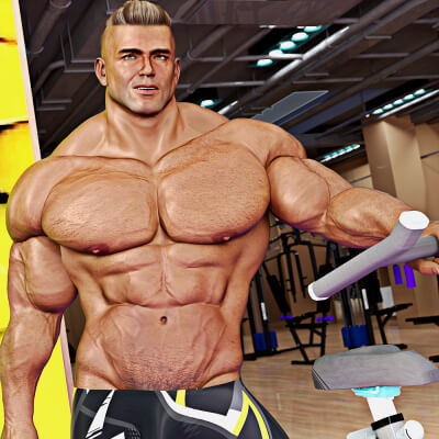 Calendar Guyz - Enrico HD Body Morph for G9M Fits