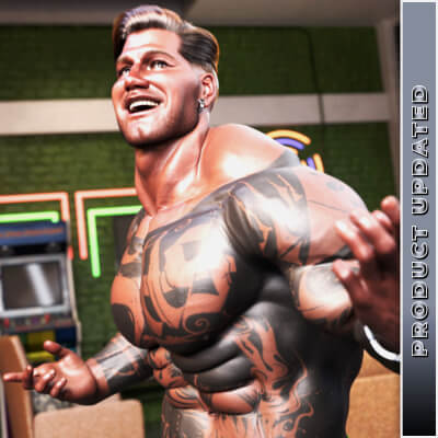 Calendar Guyz - Hugo HD Head &amp Body for Dain 9 by Kaos3D