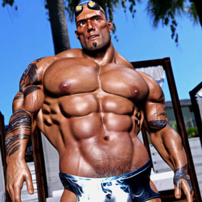 Calendar Guyz - Maelstrom HD Head &amp Body Morphs for G8M by Kaos3D
