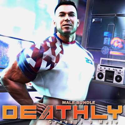 Deathly Male Bundle for Genesis 9 Male
