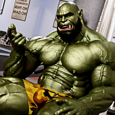 Dedicated Fits for BSB - Backless Trunks - Green Orc Fit