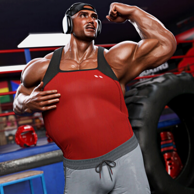 Dedicated Fits - Gym Boy 6-Pack Outfit for G9 - CG - Axon HD