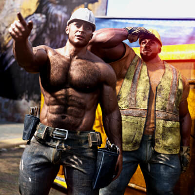 Df - Construction Worker for G9 - Green Orc &amp Utility Mo