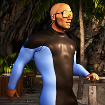 DF - Wetsuit for Genesis 8 Male - Maximum J - Body