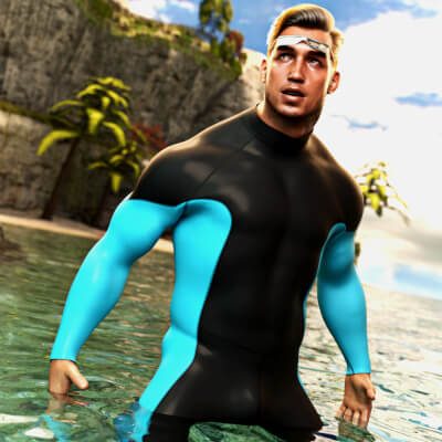DF - Wetsuit for Genesis 9 Male - Liam 9 ST