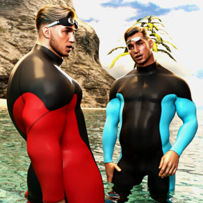 DF - Wetsuit for Genesis 9 Male - Redefined & Liam 9