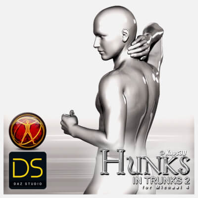 Hunks in Trunks 2 for Michael 4 Poser &amp DS
