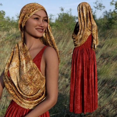Aurelia Drape Dress Genesis 9