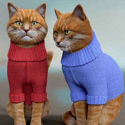 Casual Sweater for Cat Zeus