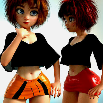 dForce Club Skirt Ana Genesis 8 Female