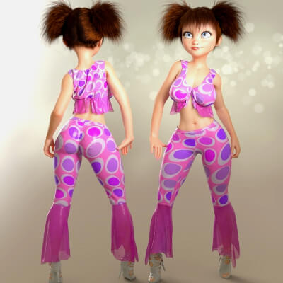 dForce Honeymoon Base Genesis 8 Females