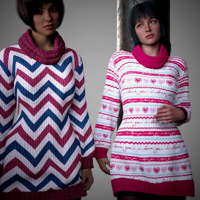 dForce Longsweater for Genesis 9