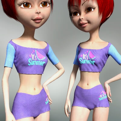 dForce Summersetz 1 Mavka for Genesis