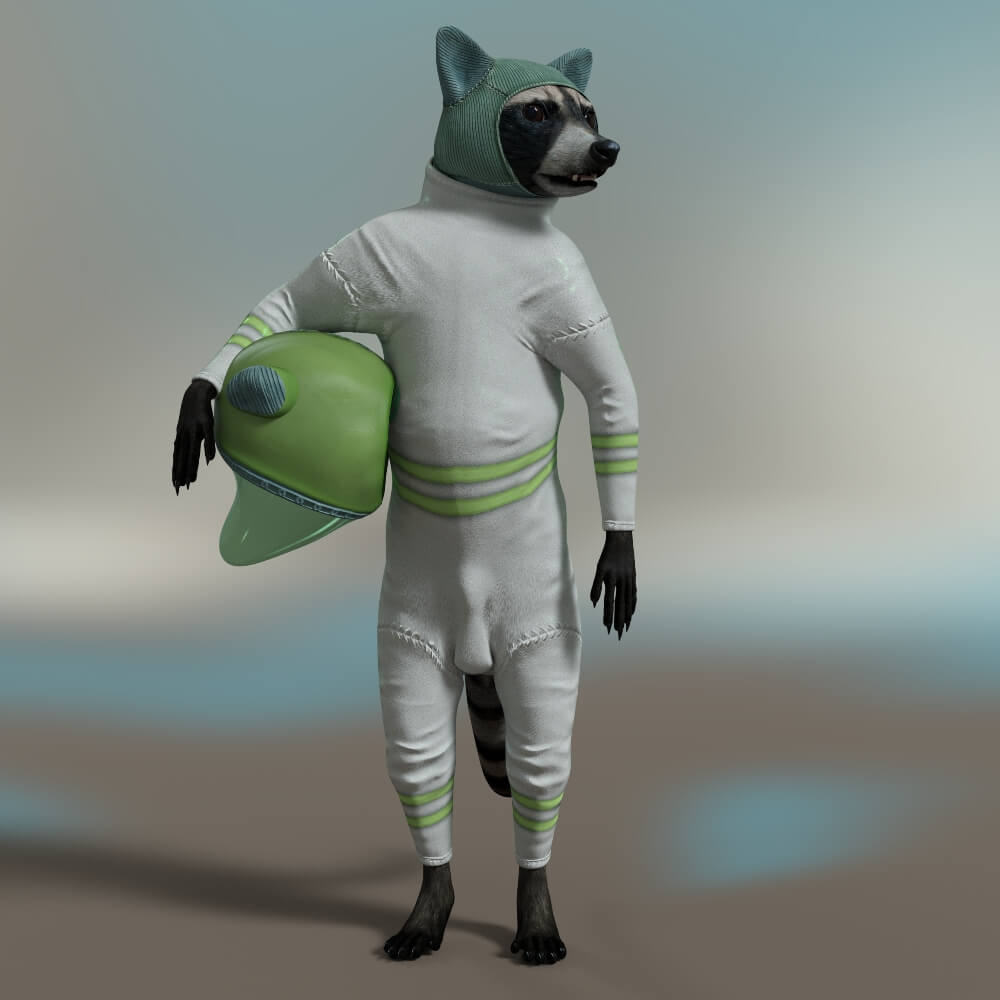 Roki Suit WIP2 3D Render, Digital Art by KaRe3D