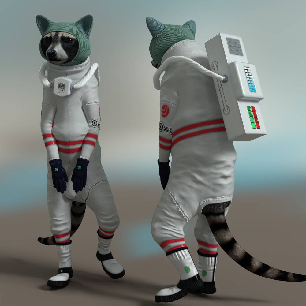 Roki Suit WIP4 3D Render, Digital Art by KaRe3D