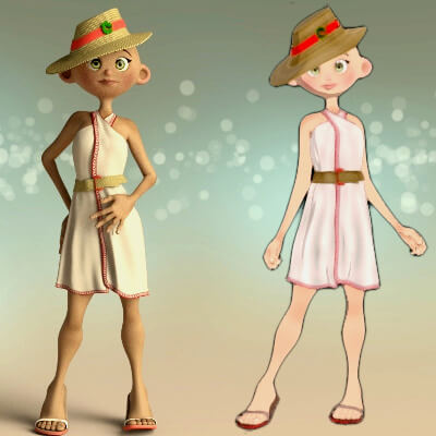 Greek Outfit for Webboid Female