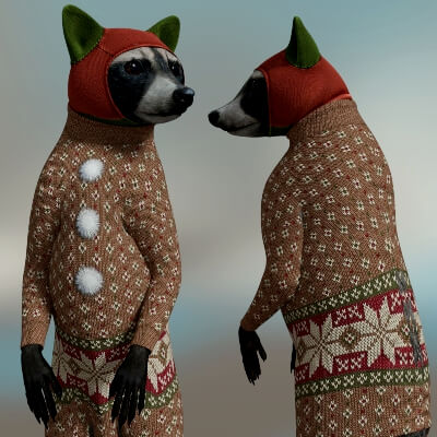 Holidays for Spacesuit Roki Racoon