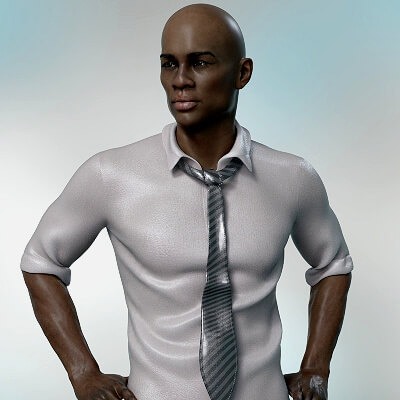 Latex Tie Genesis 8 Male