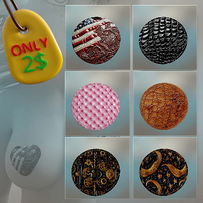 Leather for Oupsie Pasties G8F G0F