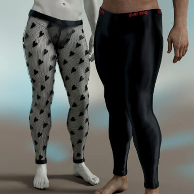 Manly Leggings Adult Genesis 8 Male