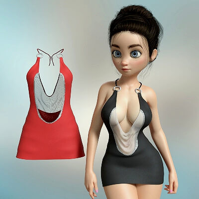 Ohlala Dress for Genesis 8 Female