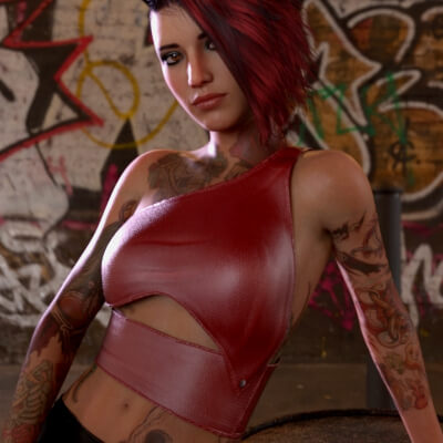 Overlay Top for Genesis 8 / 9 Female