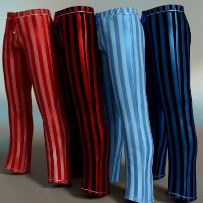 Satin for dForce Pajama Pants Open Fly G8 Male