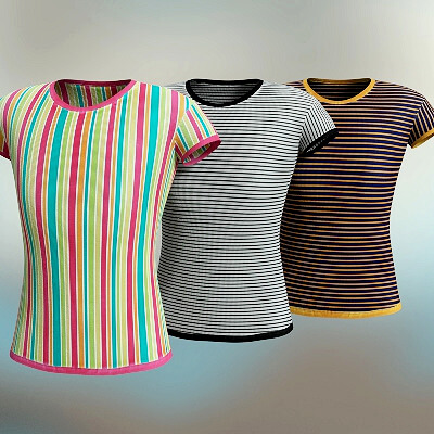 Stripes for Casual T David for Genesis 8 Male