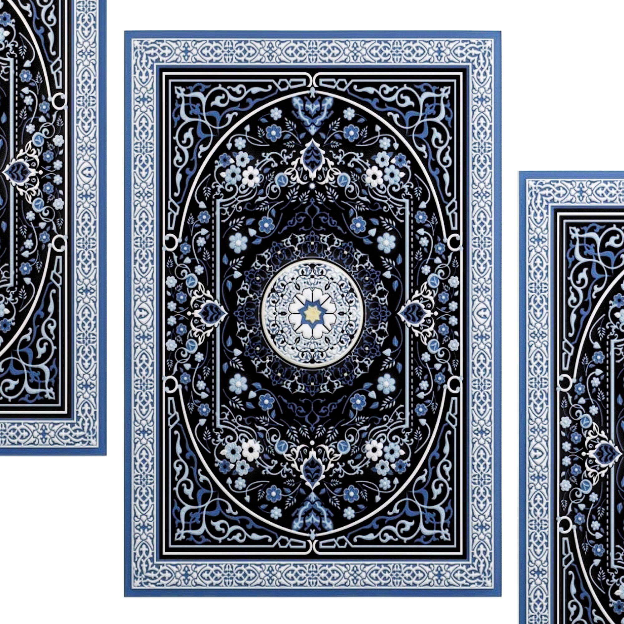 Blue and Black Wintage Rug - 3D Model by Karimov Jamshid