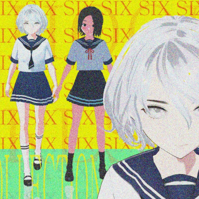 6 Anime School Girls Collection