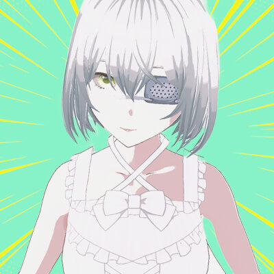 Anime Girl in White Dress 3D Model Fully Rigged