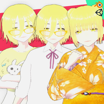 Anime Girl Izaki - Character