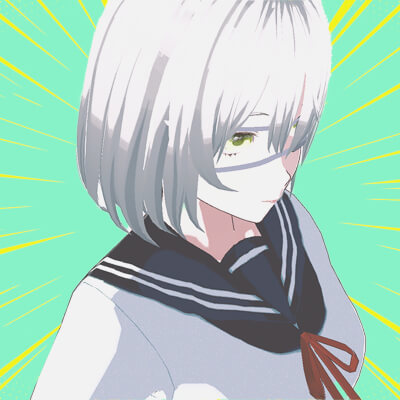 Eyepatch School Student