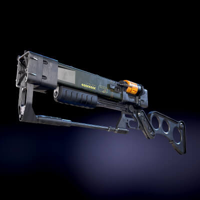 AER9 Laser Rifle Fallout