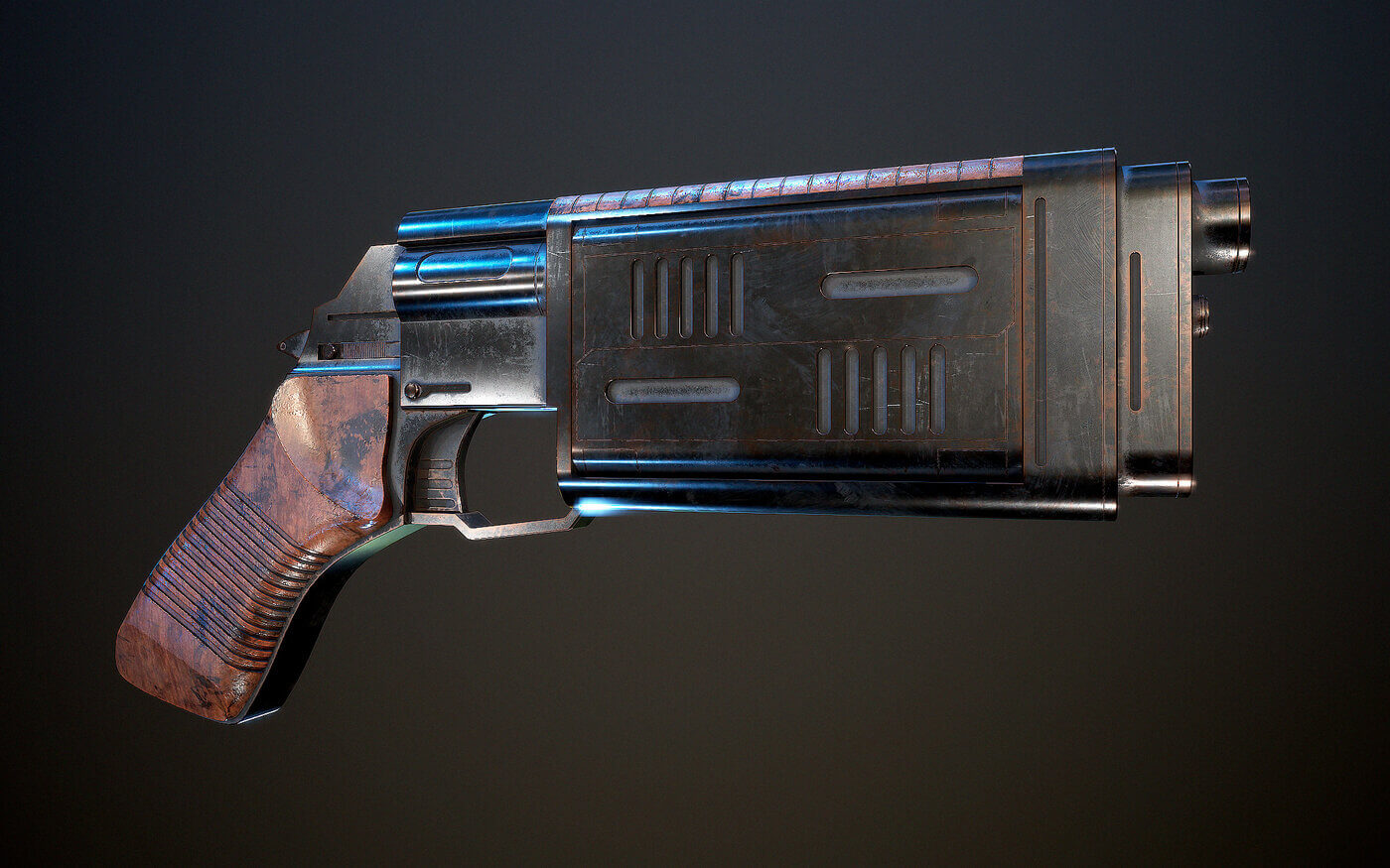 Andor Blaster Star Wars - 3D Model by KATEDRA604