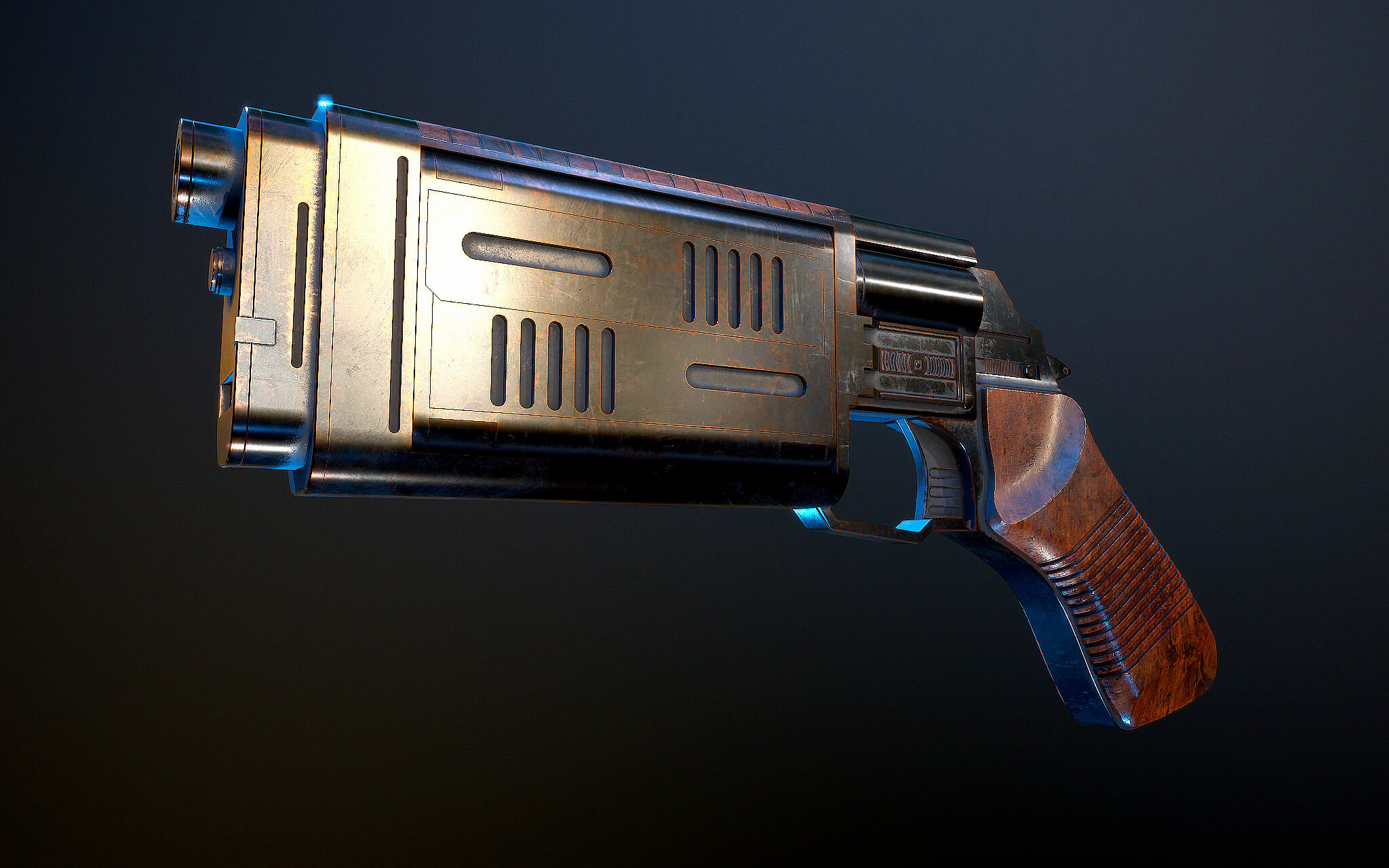 Andor Blaster Star Wars - 3D Model by KATEDRA604